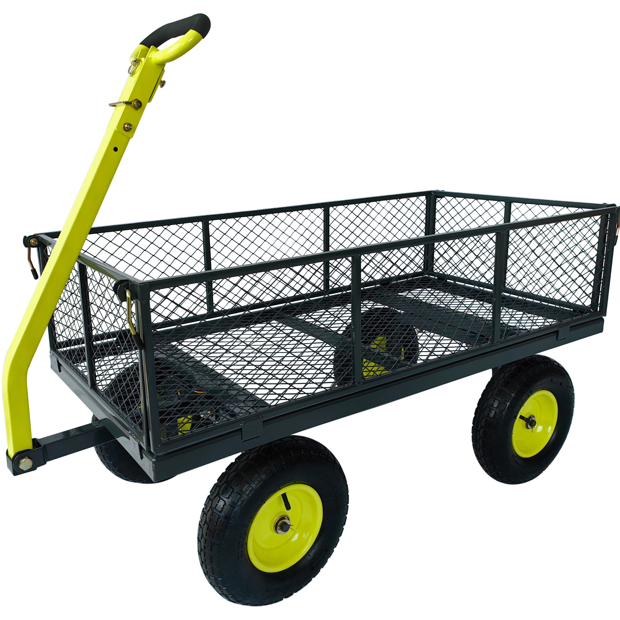 Yard Tuff, 2in.1 Jumbo Wagon, Load Capacity 1400 lb, Model# YTF-2448MS